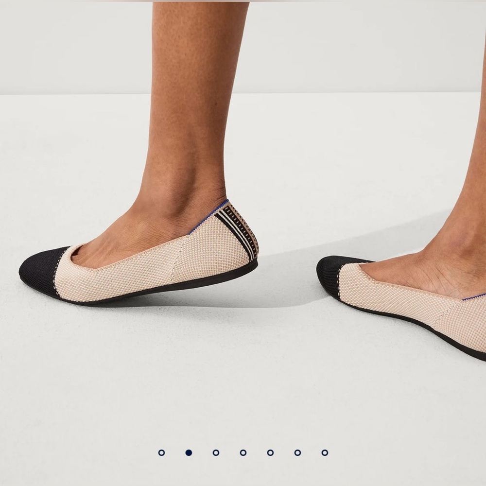 NWOB new never worn rothy’s (rothys) square toe flats in rosewater rare sz 6.5 - Picture 12 of 16